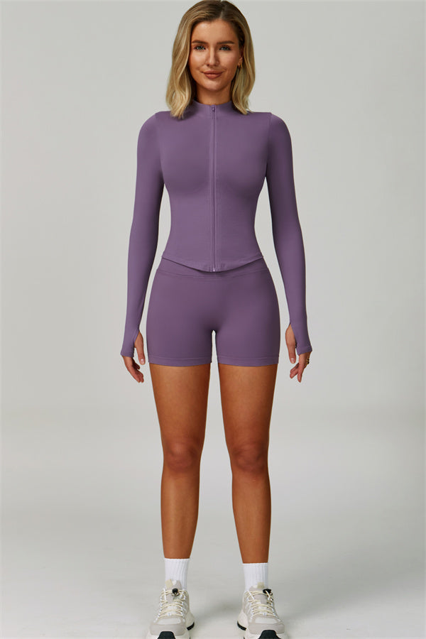 The Olivia Jacket & Shorts Set