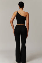 Chanel Top & Flare Leggings