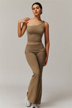 Chanel Top & Flare Leggings