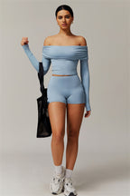 Chanel Longsleeve & Shorts