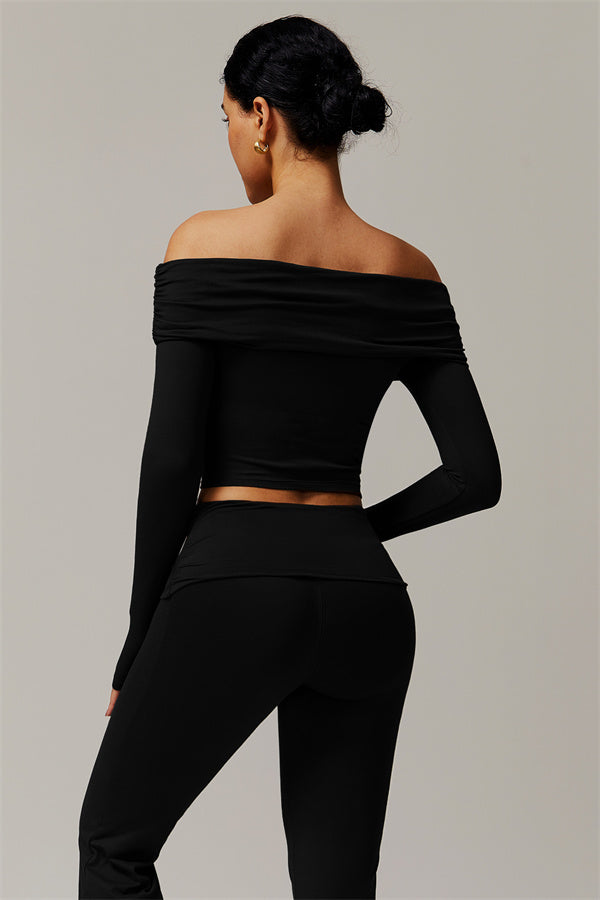 Chanel Longsleeve & Flare Leggings