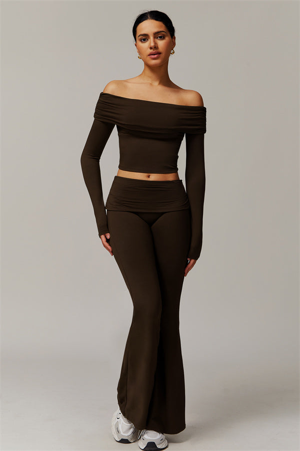 Chanel Longsleeve & Flare Leggings