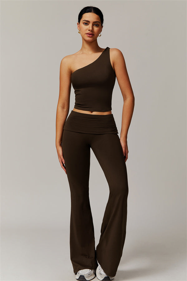 Chanel Top & Flare Leggings