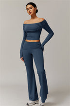 Chanel Longsleeve & Flare Leggings