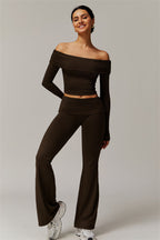 Chanel Longsleeve & Flare Leggings