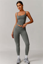 Meredith Top & Leggings Cool Gray GRIPPI