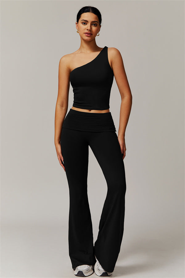 Chanel Top & Flare Leggings