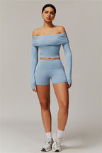 Chanel Longsleeve & Shorts