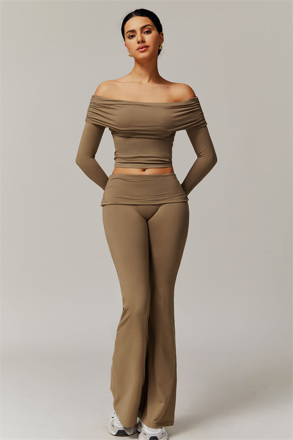 Chanel Longsleeve & Flare Leggings