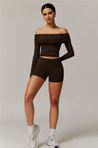 Chanel Longsleeve & Shorts