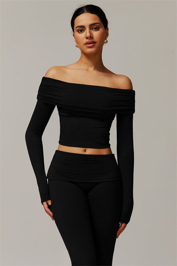 Chanel Longsleeve & Flare Leggings