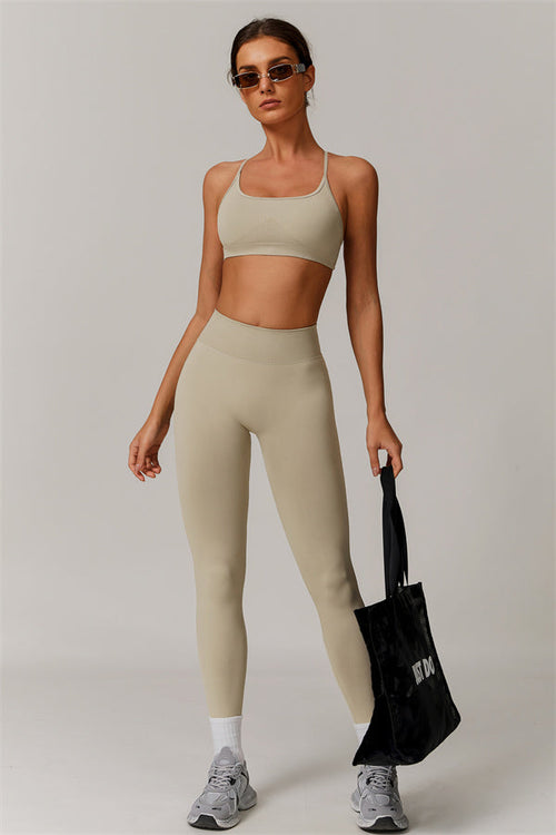 Blair Sports Bra & Leggings Oatmilk GRIPPI