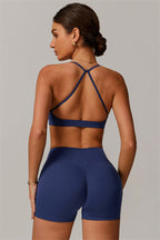 Scarlett Sports Bra & Shorts Lavish Blue GRIPPI