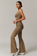 Chanel Top & Flare Leggings