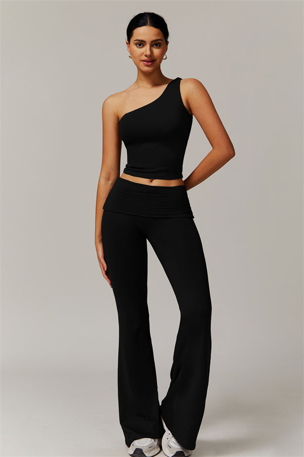 Chanel Top & Flare Leggings