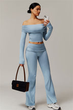 Chanel Longsleeve & Flare Leggings