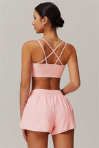 Das Nova Sport-BH-Shorts-2-teilige Set