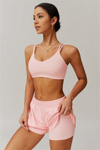 Das Nova Sport-BH-Shorts-2-teilige Set