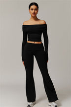 Chanel Longsleeve & Flare Leggings