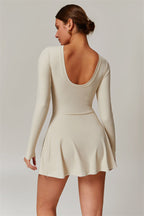 Audrey Longsleeve Tennis Dress