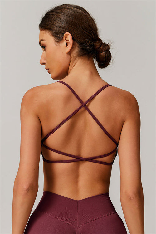 Blair Sports Bra Burgundy GRIPPI