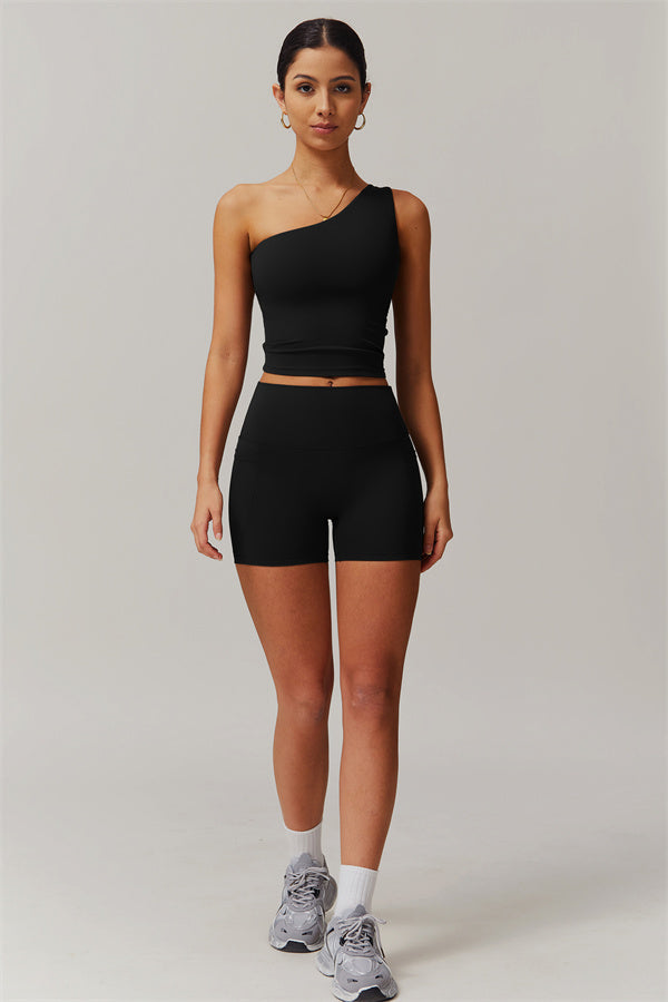 Das Blissful Crop Top Shorts 2-teilige Set