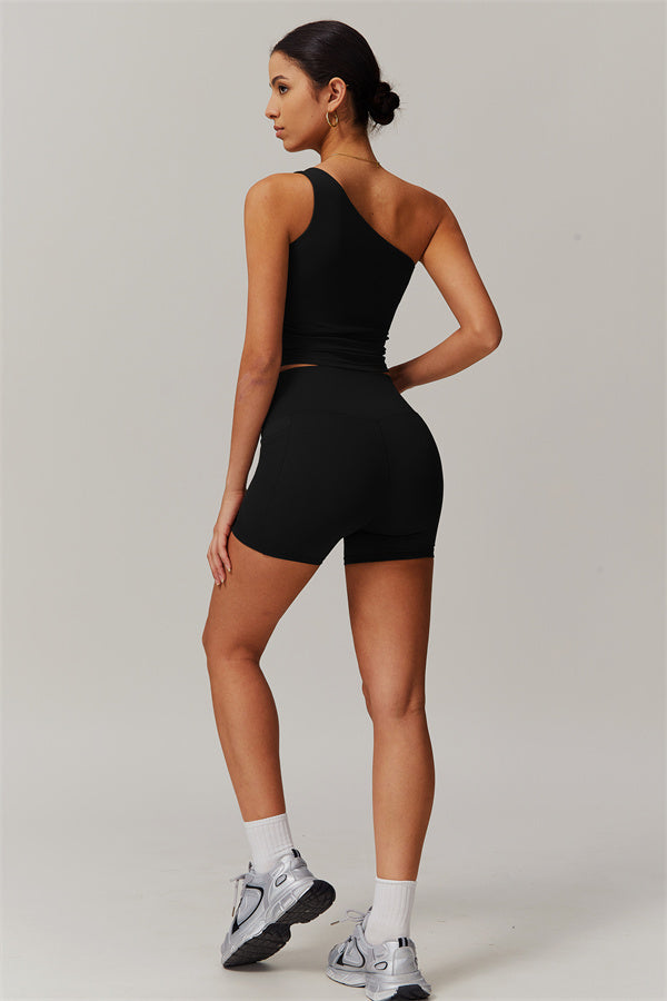 Das Blissful Crop Top Shorts 2-teilige Set