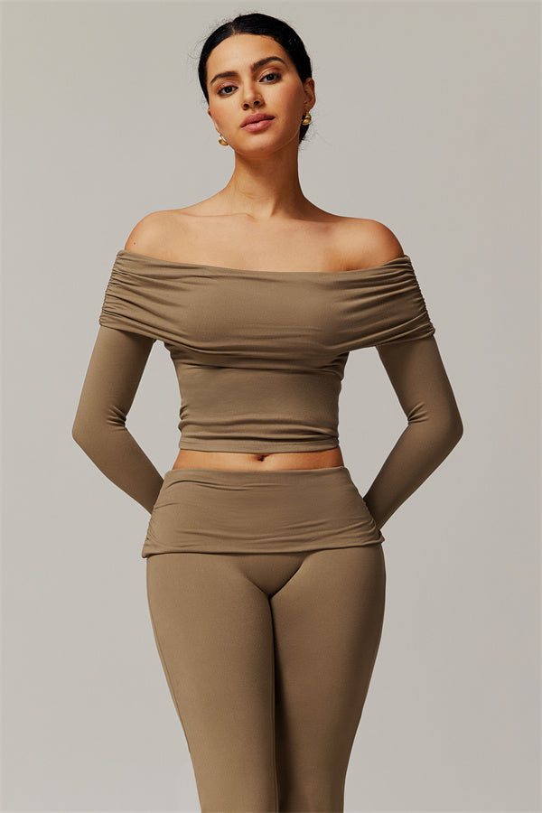 Chanel Longsleeve & Flare Leggings