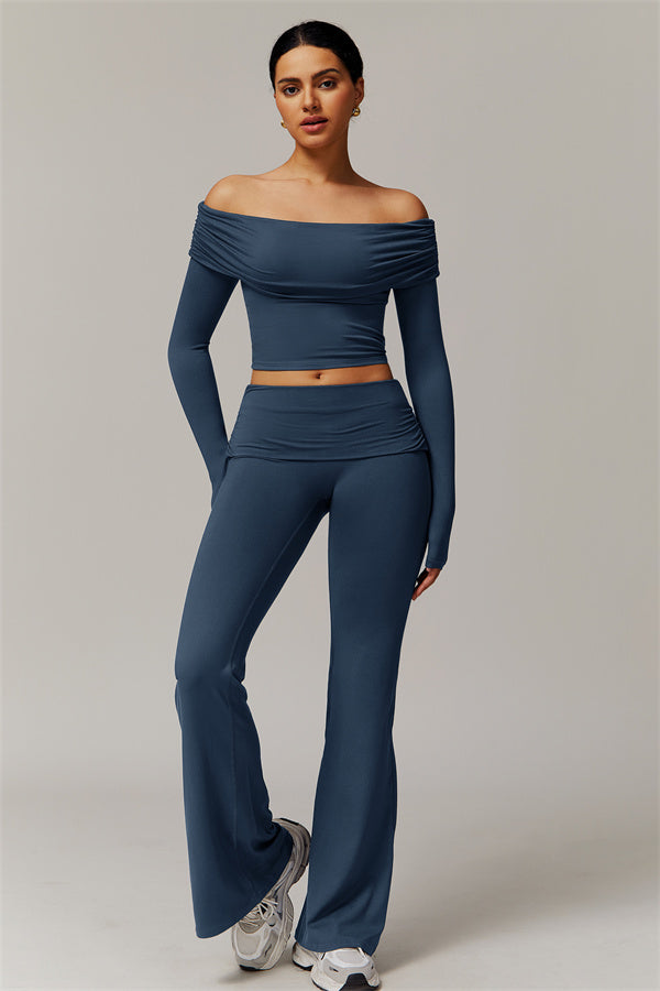 Chanel Longsleeve & Flare Leggings