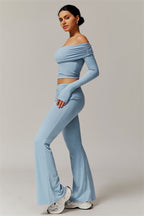 Chanel Longsleeve & Flare Leggings