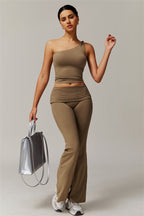 Chanel Top & Flare Leggings