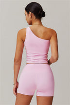 Das Blissful Crop Top Shorts 2-teilige Set