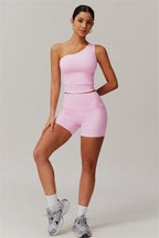 Das Blissful Crop Top Shorts 2-teilige Set