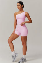 Das Blissful Crop Top Shorts 2-teilige Set