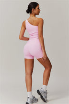 Das Blissful Crop Top Shorts 2-teilige Set