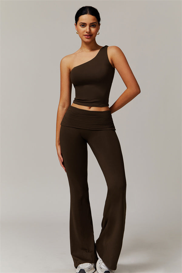 Chanel Top & Flare Leggings