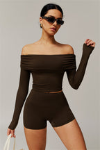 Chanel Longsleeve & Shorts