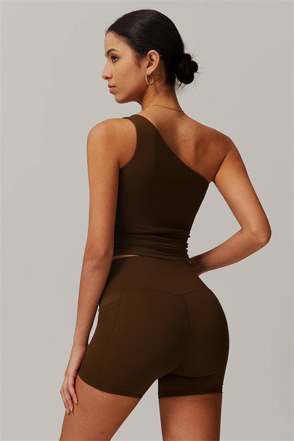 Das Blissful Crop Top Shorts 2-teilige Set