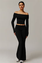 Chanel Longsleeve & Flare Leggings