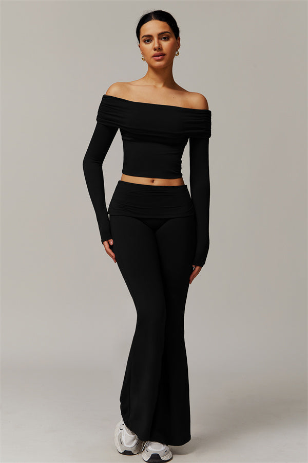 Chanel Longsleeve & Flare Leggings