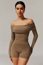 Chanel Longsleeve & Shorts