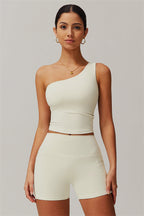 Das Blissful Crop Top Shorts 2-teilige Set