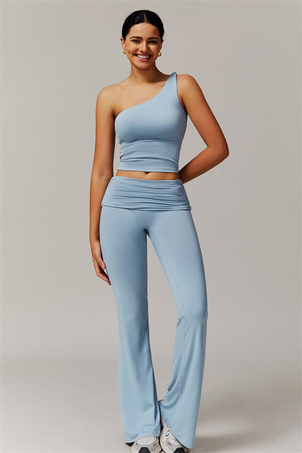 Chanel Top & Flare Leggings