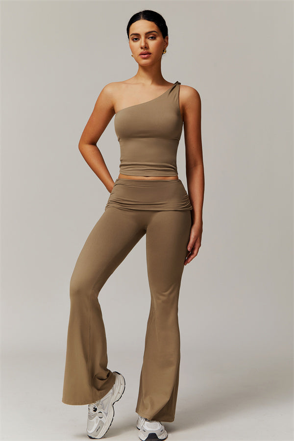 Chanel Top & Flare Leggings