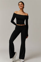 Chanel Longsleeve & Flare Leggings