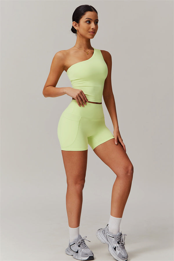 Das Blissful Crop Top Shorts 2-teilige Set