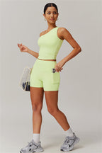 Das Blissful Crop Top Shorts 2-teilige Set