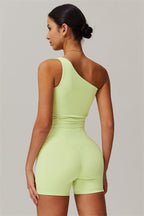 Das Blissful Crop Top Shorts 2-teilige Set