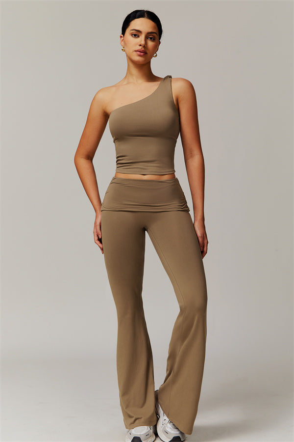 Chanel Top & Flare Leggings