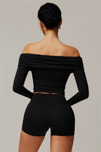 Chanel Longsleeve & Shorts